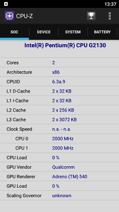 CPU-Z Android