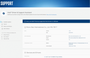 Intel Support Assistant 1