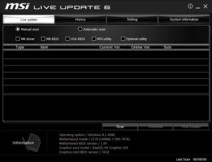 MSI Live screenshot