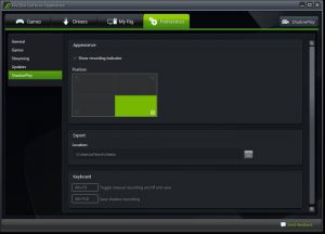 Nvidia GeForce Experience screenshot 1